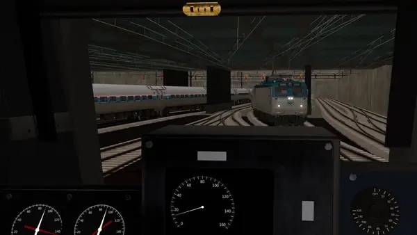 Сцена из внутреннего меню RailWorks 3 - Train Simulator 2012 Deluxe