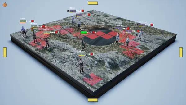 Сцена из внутреннего меню Rampart Tactics