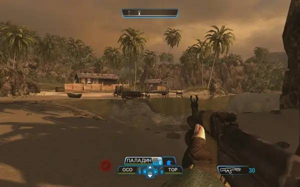 Сцена из внутреннего меню Raven Squad Operation Hidden Dagger