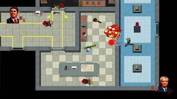 Сцена из внутреннего меню Reagan Gorbachev