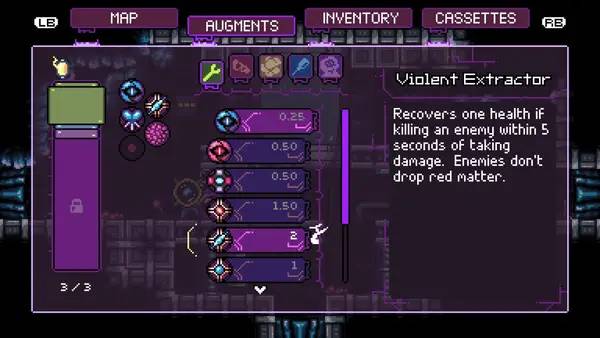 Сцена из внутреннего меню Rebel Transmute