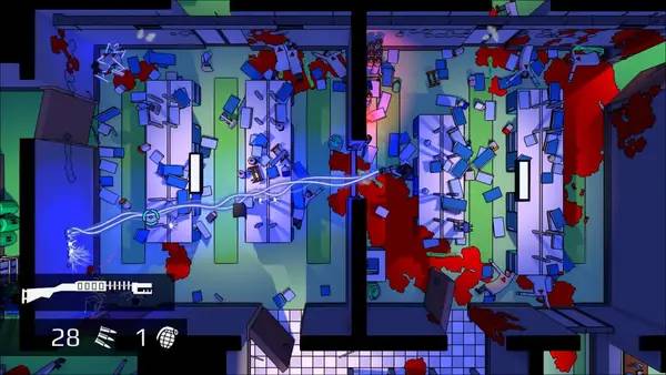 Сцена из внутреннего меню Redie