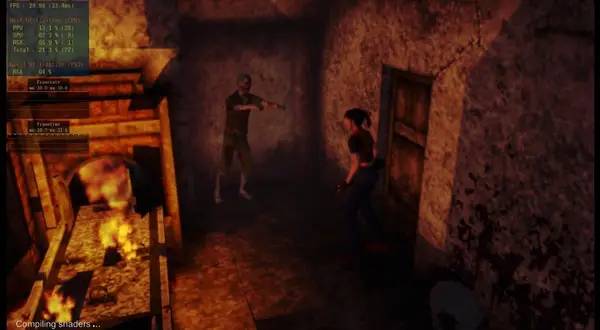 Сцена из внутреннего меню Resident Evil Code Veronica X HD