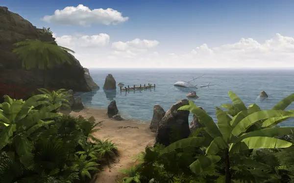 Сцена из внутреннего меню Return to Mysterious Island 2