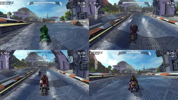 Сцена из внутреннего меню Riptide GP2