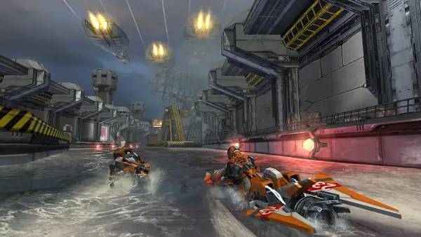 Сцена из внутреннего меню Riptide GP Renegade