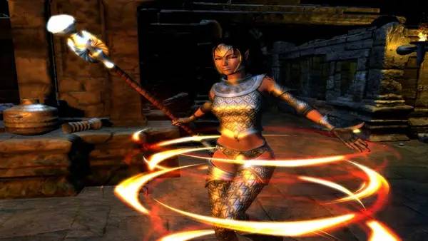 Сцена из внутреннего меню Sacred 2 Gold