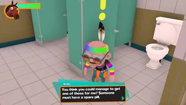 Сцена из внутреннего меню Saint Hazel's Horsepital