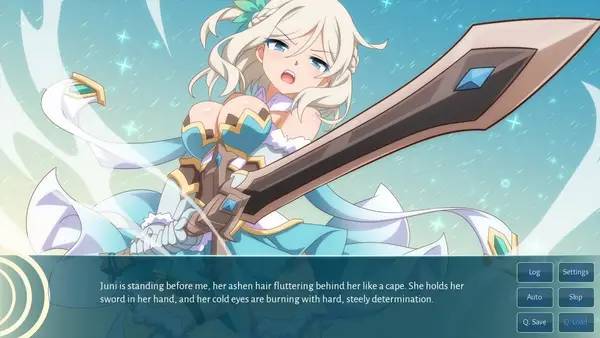 Сцена из внутреннего меню Sakura Fox Adventure