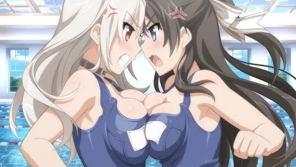 Сцена из внутреннего меню Sakura Swim Club