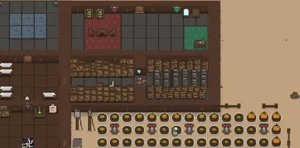 Сцена из внутреннего меню Sand A Superfluous Game