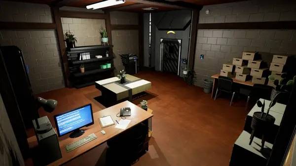 Сцена из внутреннего меню SCP Blackout