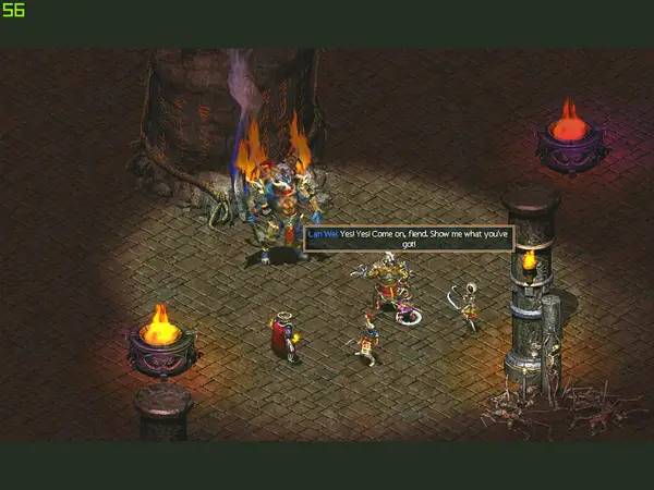 Сцена из внутреннего меню Seal of Evil