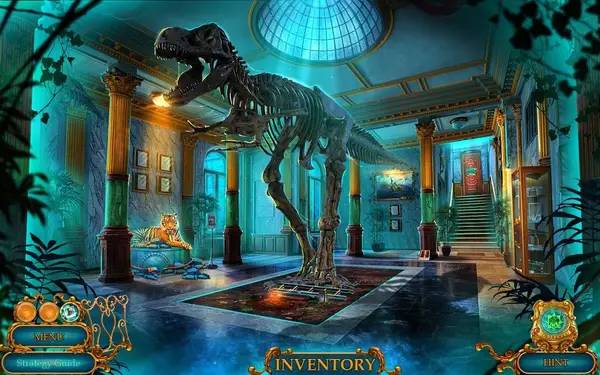 Сцена из внутреннего меню Secret City The Human Threat Collector's Edition