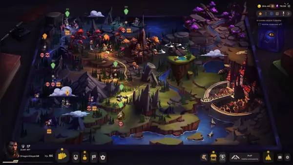 Сцена из внутреннего меню Sefirot Shards