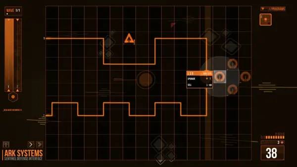 Сцена из внутреннего меню Sentinel