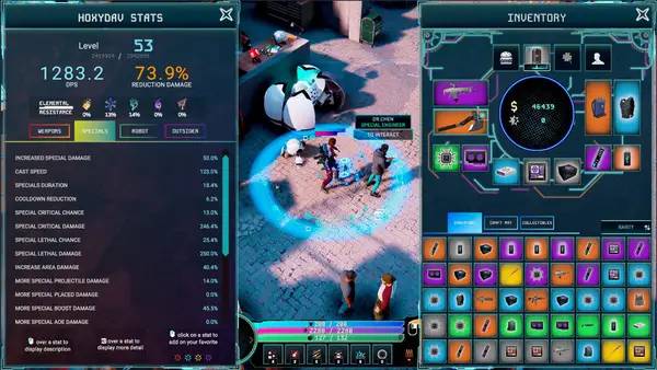 Сцена из внутреннего меню Seven Cities