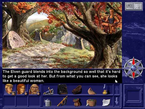 Сцена из внутреннего меню Shannara