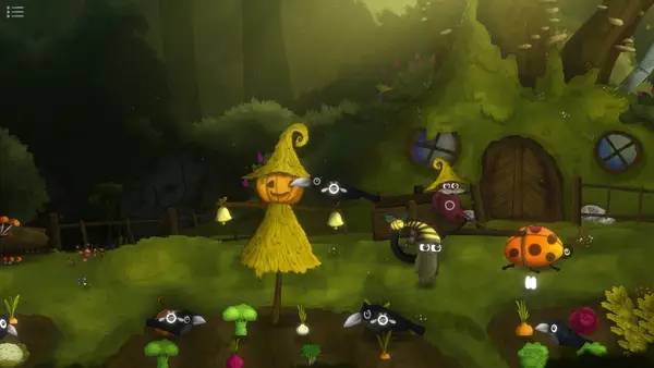 Сцена из внутреннего меню Shapik The Quest