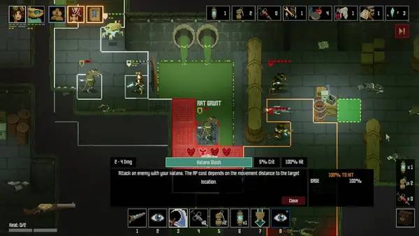 Сцена из внутреннего меню Shardpunk