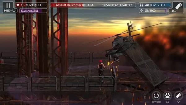 Сцена из внутреннего меню Silver Bullet Prometheus