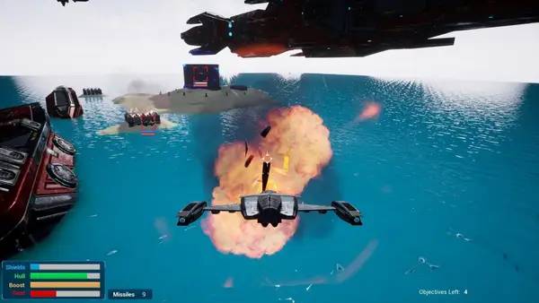 Сцена из внутреннего меню Silverwing