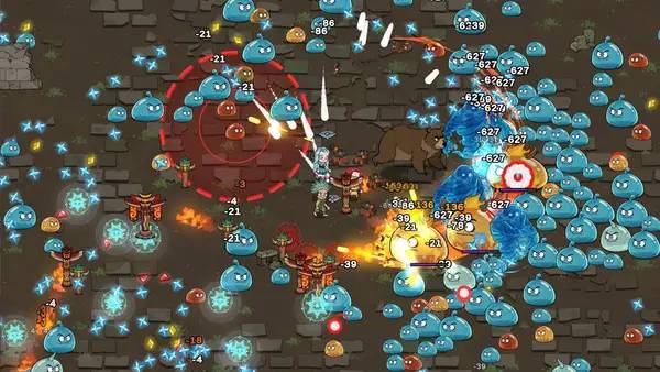Сцена из внутреннего меню Skewer of Heroes Bubble Survivors