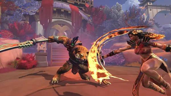 Сцена из внутреннего меню SMITE