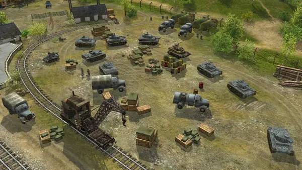 Сцена из внутреннего меню Soldiers Heroes of World War 2