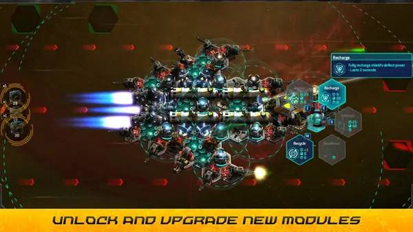 Сцена из внутреннего меню Space Run