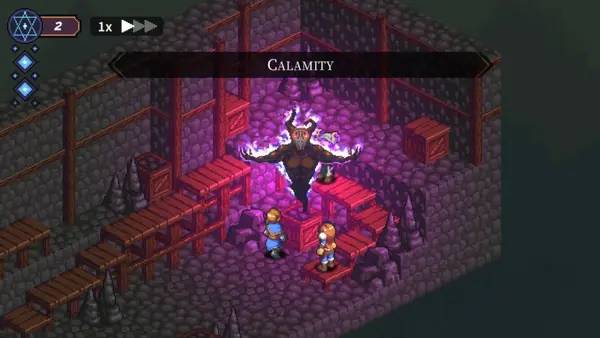 Сцена из внутреннего меню Spiritlink Tactics