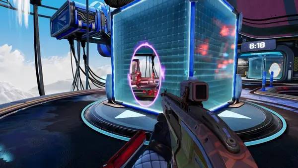 Сцена из внутреннего меню Splitgate