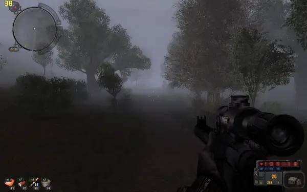 Сцена из внутреннего меню Сталкер  Call of Pripyat - SZM CoP 0.2