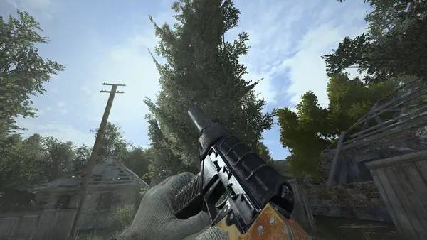 Сцена из внутреннего меню Сталкер Зов Припяти - THE ARMED ZONE