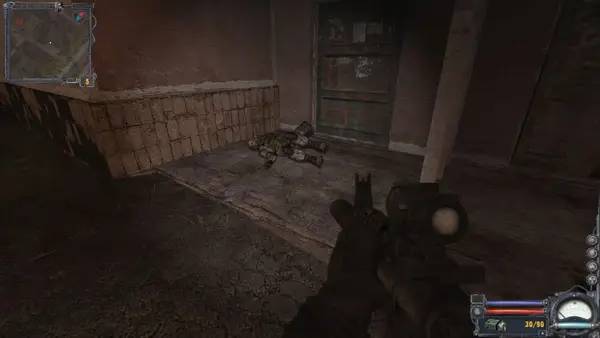 Сцена из внутреннего меню Сталкер Ермак Последний Рейд