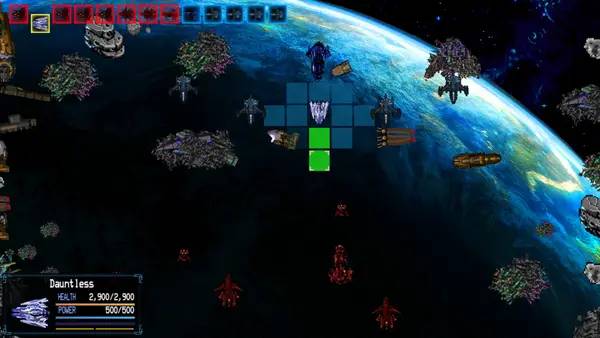 Сцена из внутреннего меню Star Shift Origins