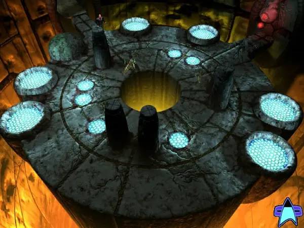 Сцена из внутреннего меню Star Trek Hidden Evil