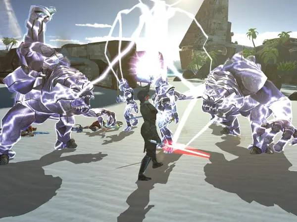 Сцена из внутреннего меню STAR WARS - Knights of the Old Republic