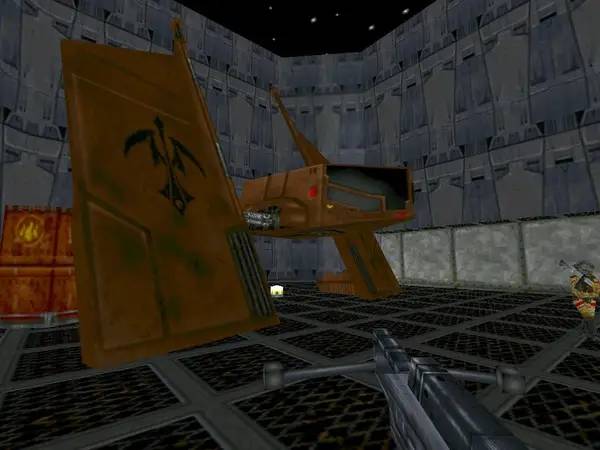 Сцена из внутреннего меню STAR WARS Jedi Knight - Mysteries of the Sith