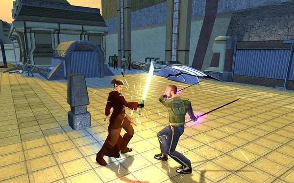 Сцена из внутреннего меню STAR WARS Knights of the Old Republic 2 - The Sith Lords