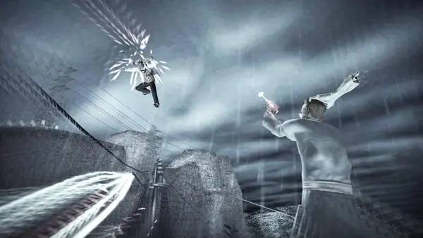 Сцена из внутреннего меню Stubbs the Zombie in Rebel Without a Pulse