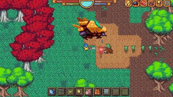 Сцена из внутреннего меню Surviving Titan