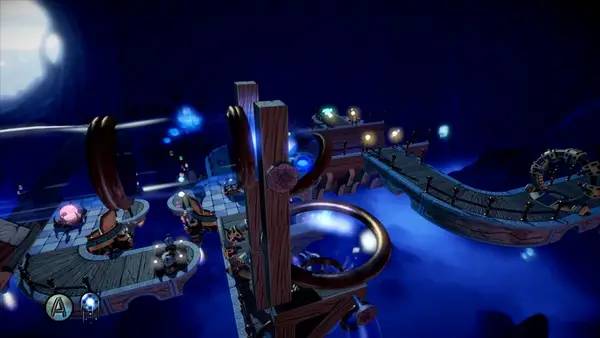 Сцена из внутреннего меню Switchball HD