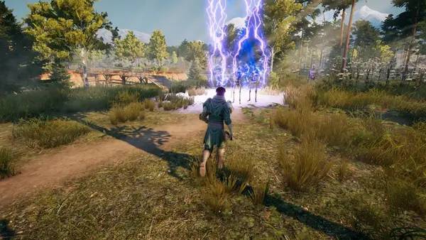 Сцена из внутреннего меню Swordbreaker Back to The Castle