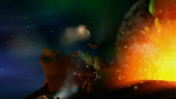 Сцена из внутреннего меню Tales from the Void