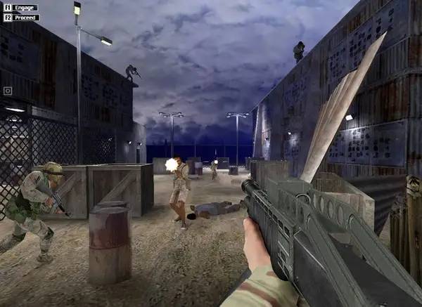 Сцена из внутреннего меню Terrorist Takedown  Conflict in Mogadishu (Army Ranger  Mogadishu)