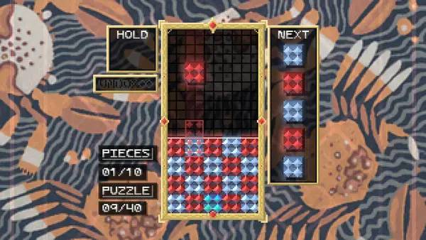 Сцена из внутреннего меню TETRACHROMA