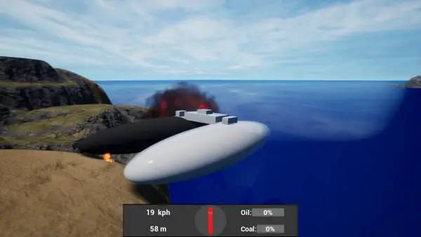 Сцена из внутреннего меню The Airship Designer