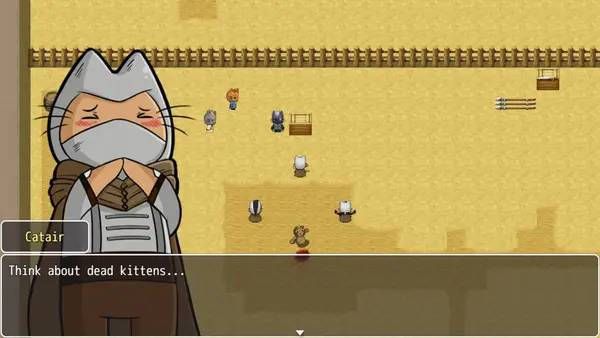 Сцена из внутреннего меню The Chronicles of Nyanya