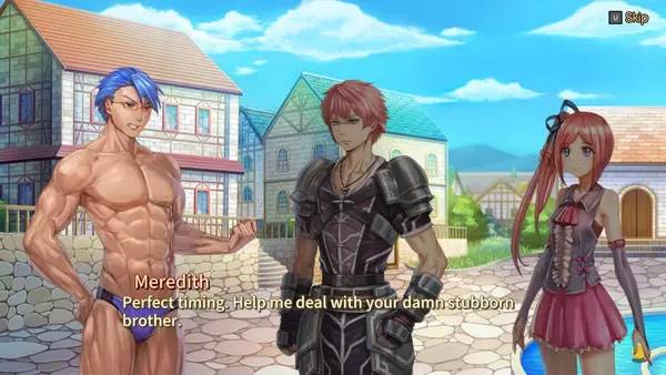 Сцена из внутреннего меню The Emerald Tablet